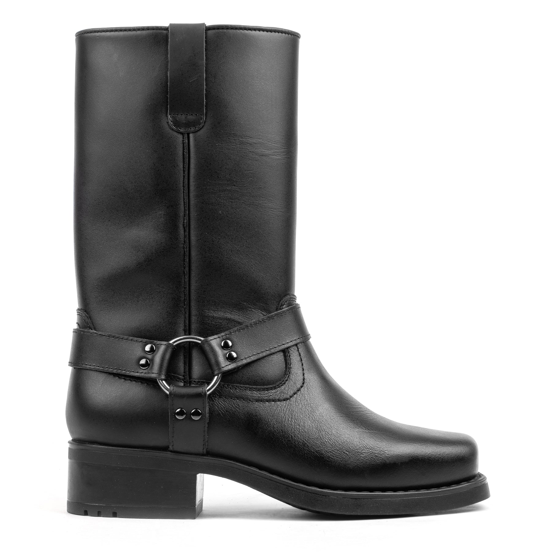 NORDLAND HARLEY HIGH BOOT Black Leather - HINSON
