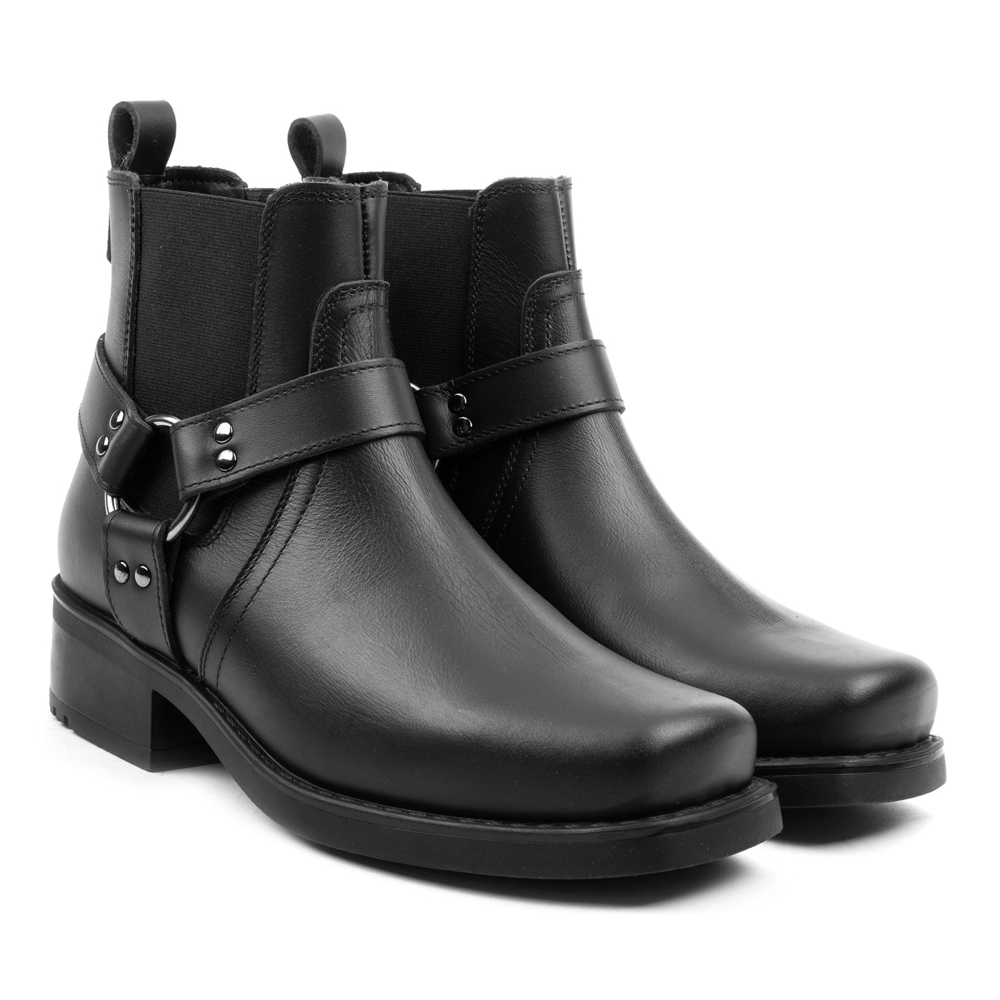 NORDLAND HARLEY ANKLE BOOT Black Leather - HINSON