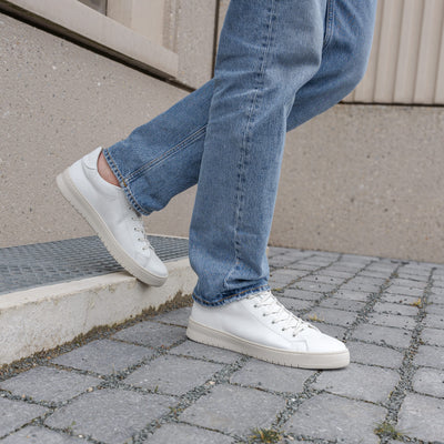Hinson Bennet City Low White Leather