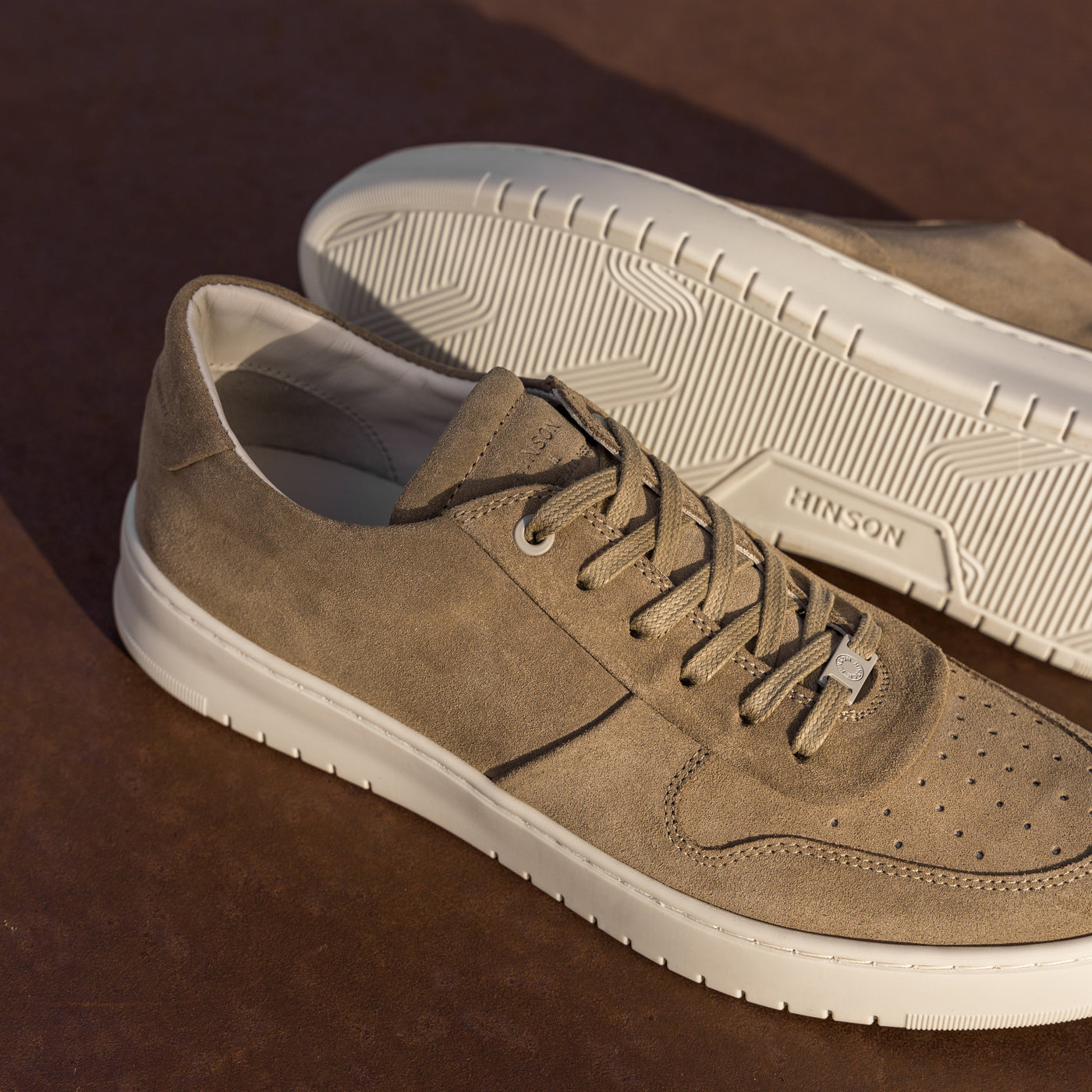 BENNET SONDER EIGHT Sand (Lt.Taupe) Leather Suede - HINSON | ALPINA