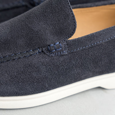 ACE LOAFER MOC Navy Suede - HINSON | ALPINA