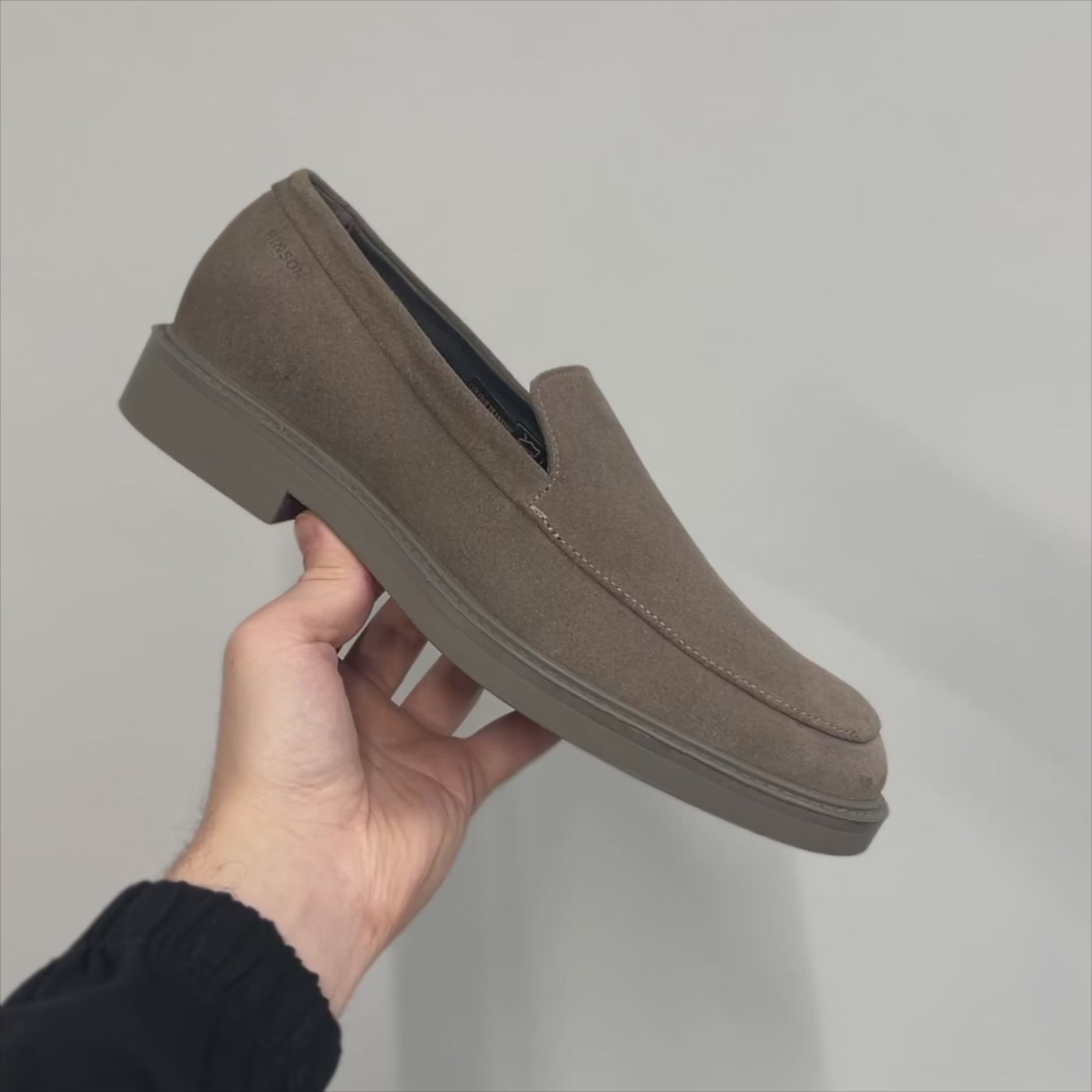 Hinson Beatenberg Loafer Echo Taupe Suede